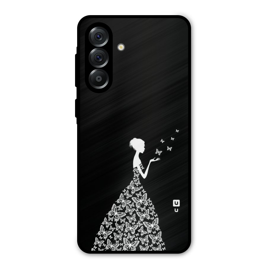 Butterfly Dress Metal Back Case for Galaxy A56