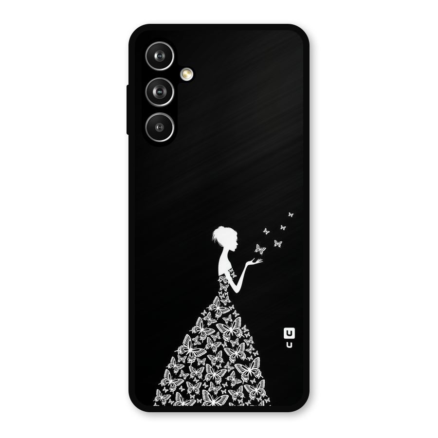Butterfly Dress Metal Back Case for Galaxy F54