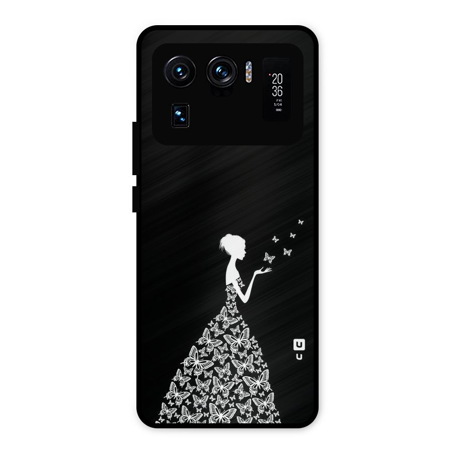 Butterfly Dress Metal Back Case for Mi 11 Ultra