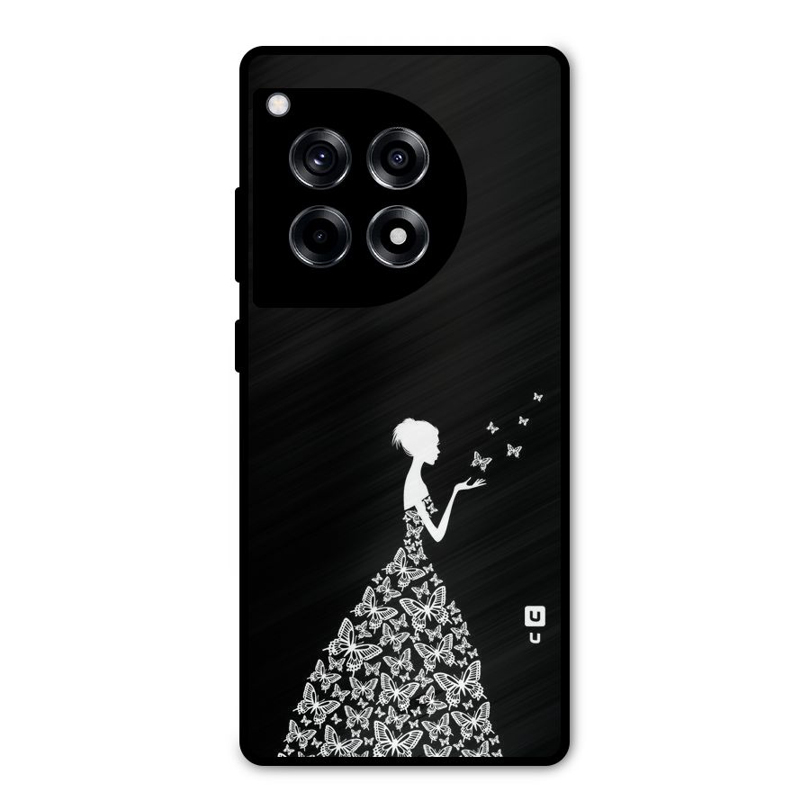 Butterfly Dress Metal Back Case for OnePlus 12R