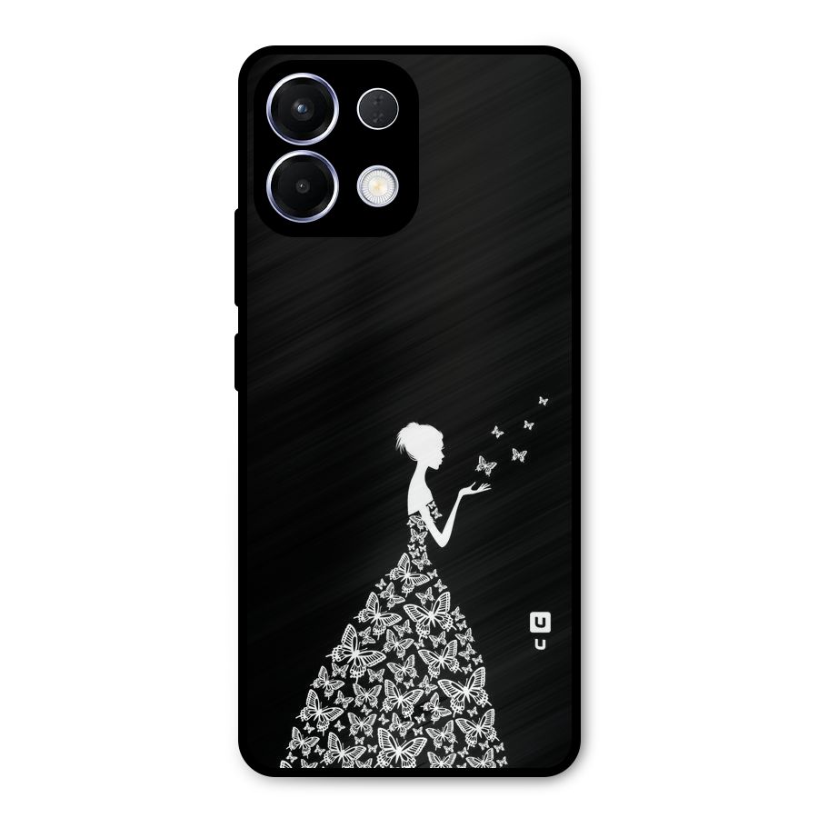 Butterfly Dress Metal Back Case for Oppo K13