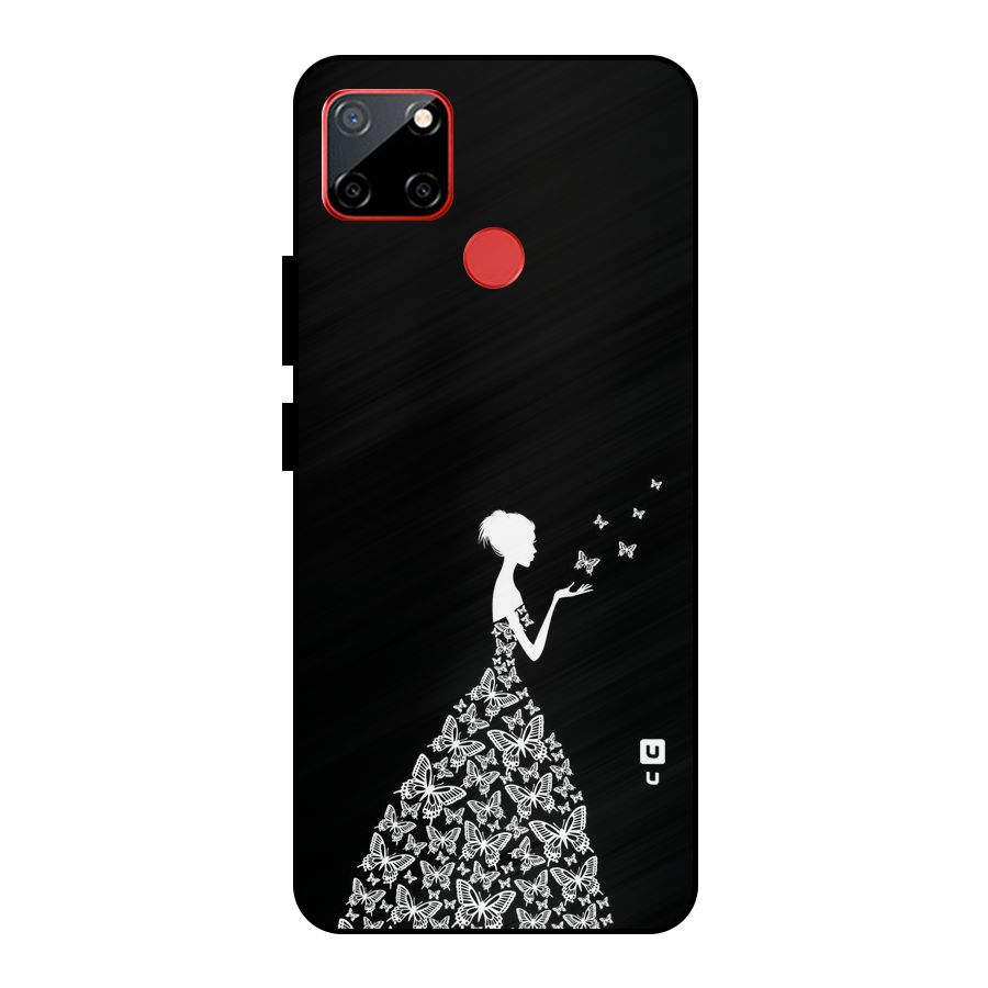 Butterfly Dress Metal Back Case for Realme C12