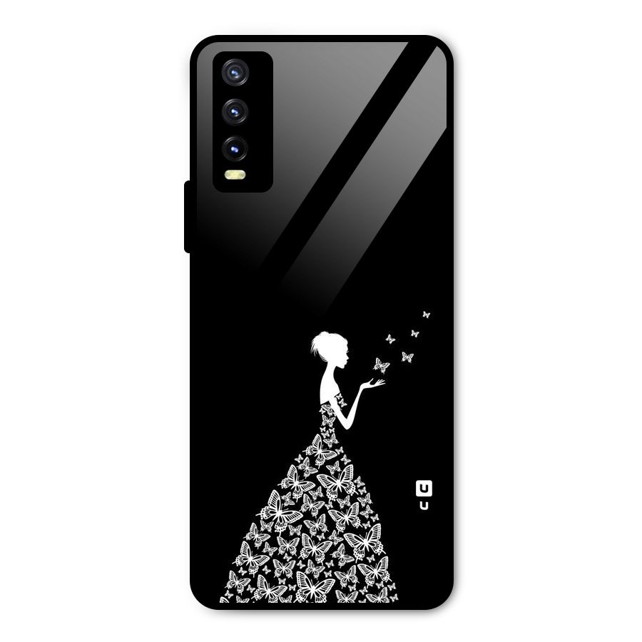 Butterfly Dress Metal Back Case for Vivo Y20g
