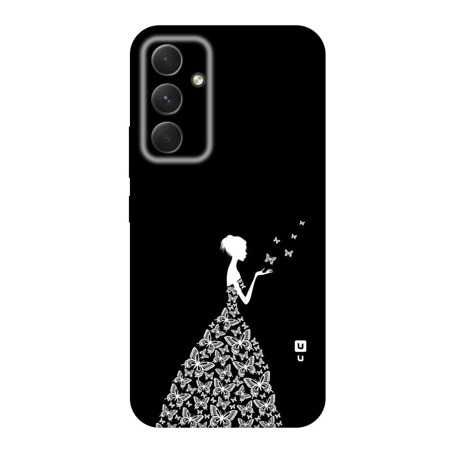 Butterfly Dress Original Polycarbonate Back Case for Galaxy A54