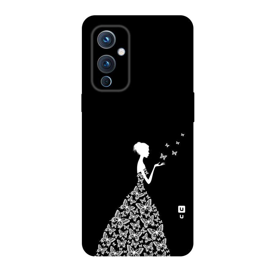 Butterfly Dress Original Polycarbonate Back Case for OnePlus 9