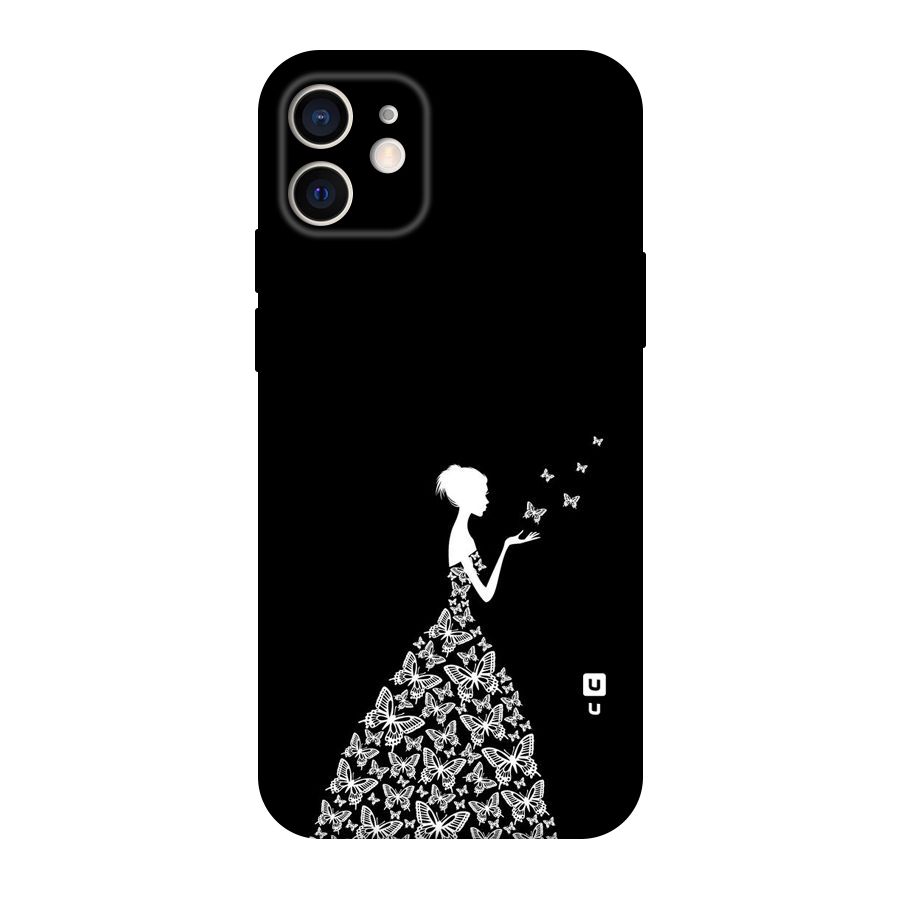 Butterfly Dress Original Polycarbonate Back Case for iPhone 12