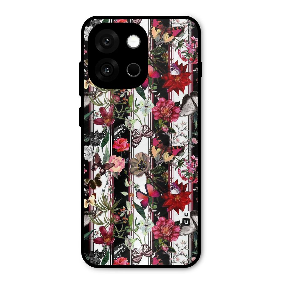 Butterfly Flowers Metal Back Case for OnePlus 13s