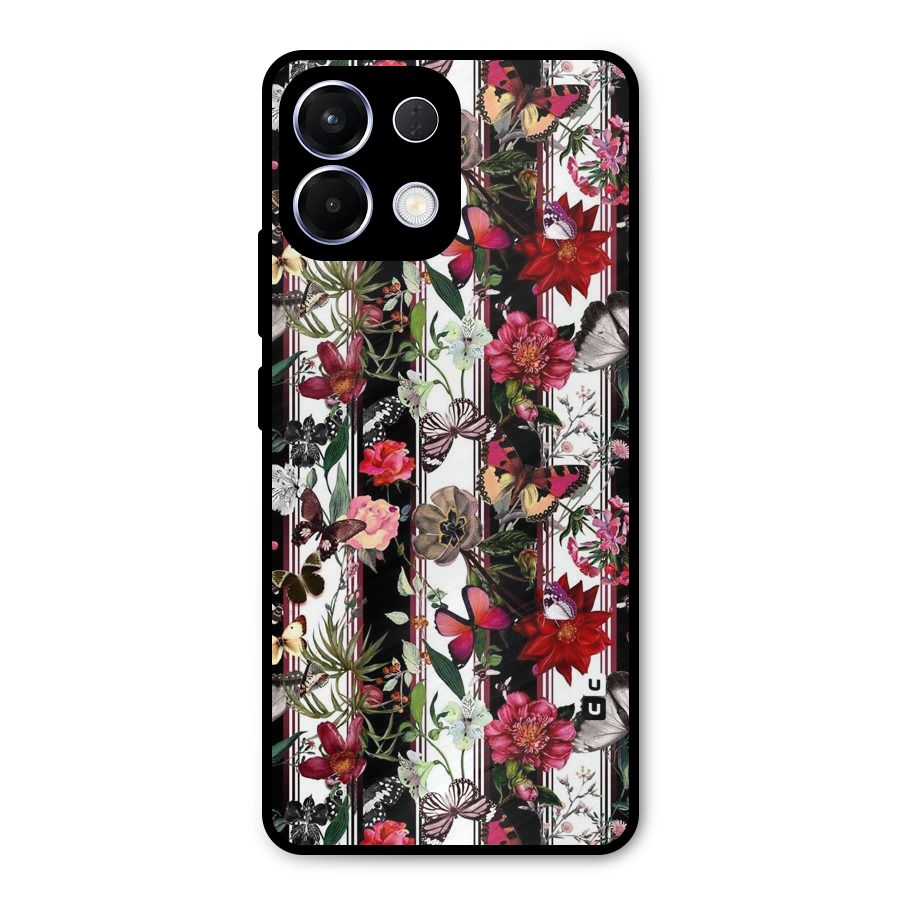 Butterfly Flowers Metal Back Case for Oppo K13