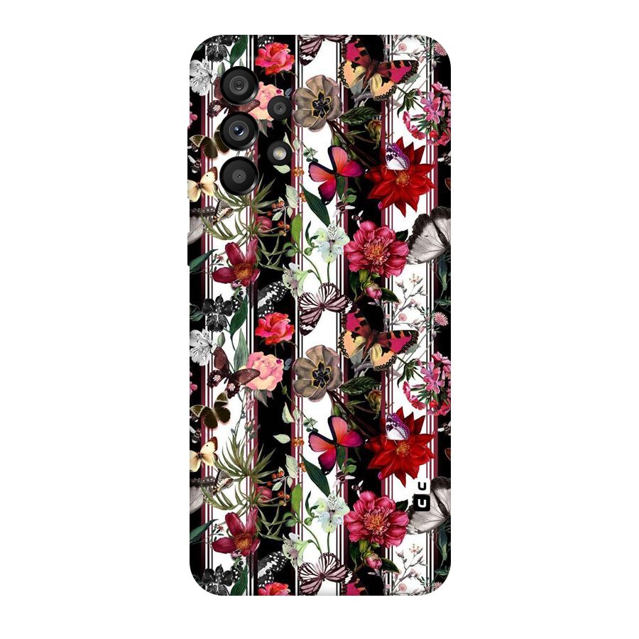 Butterfly Flowers Original Polycarbonate Back Case for Galaxy A73 5G