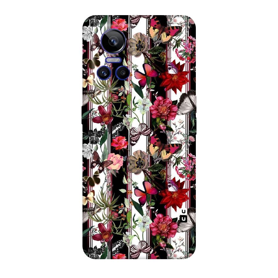 Butterfly Flowers Original Polycarbonate Back Case for Realme GT Neo 3