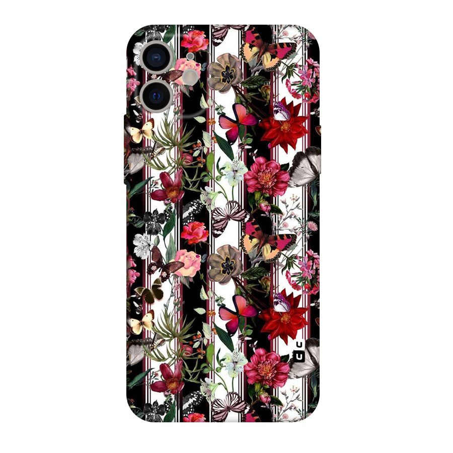 Butterfly Flowers Original Polycarbonate Back Case for iPhone 11