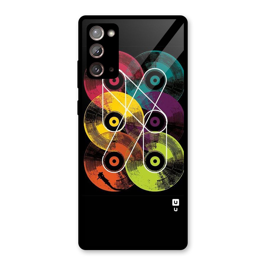 CD Tapes Glass Back Case for Galaxy Note 20