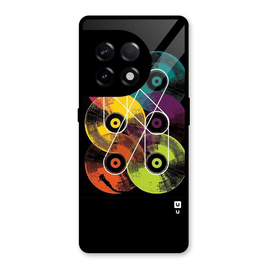 CD Tapes Glass Back Case for OnePlus 11R