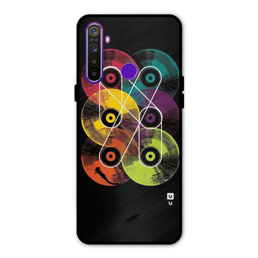CD Tapes Glass Back Case for Realme 5s