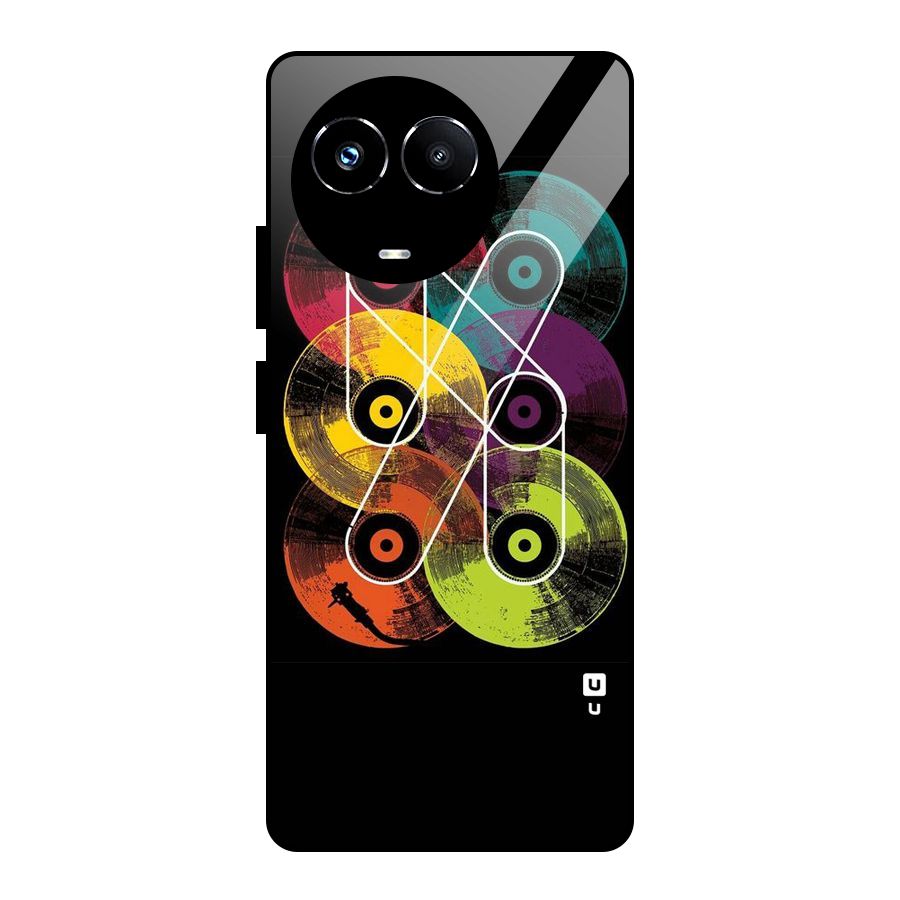 CD Tapes Glass Back Case for Realme Narzo 60X