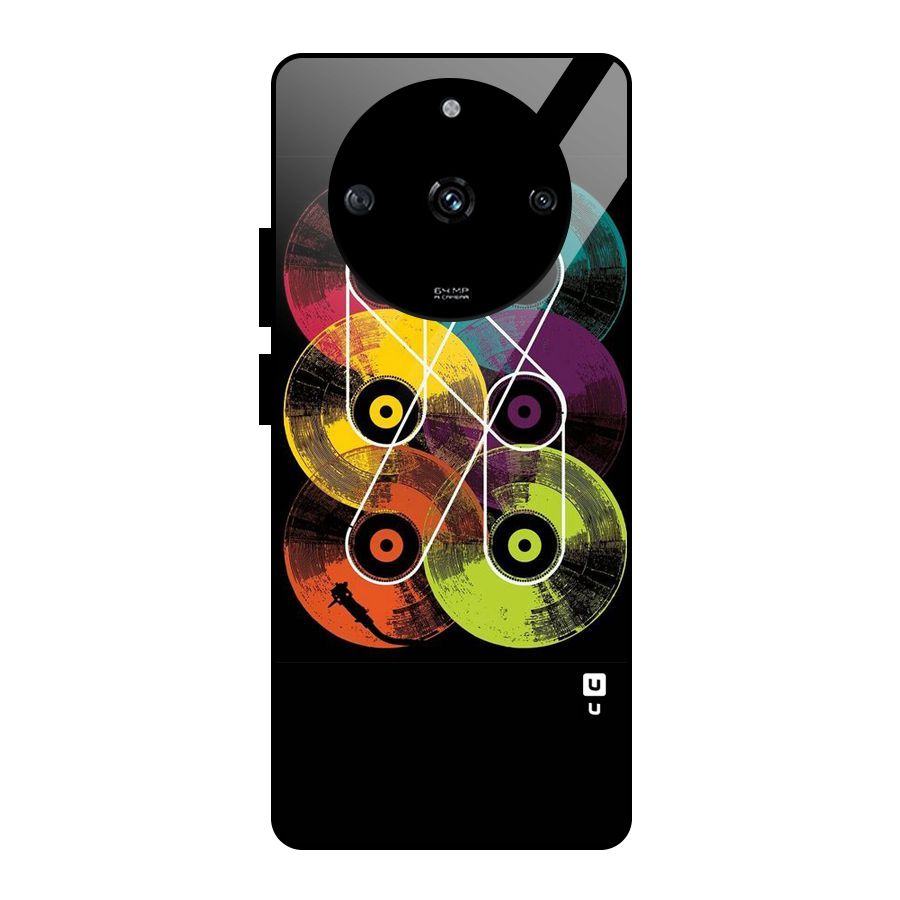 CD Tapes Glass Back Case for Realme Narzo 60 5G