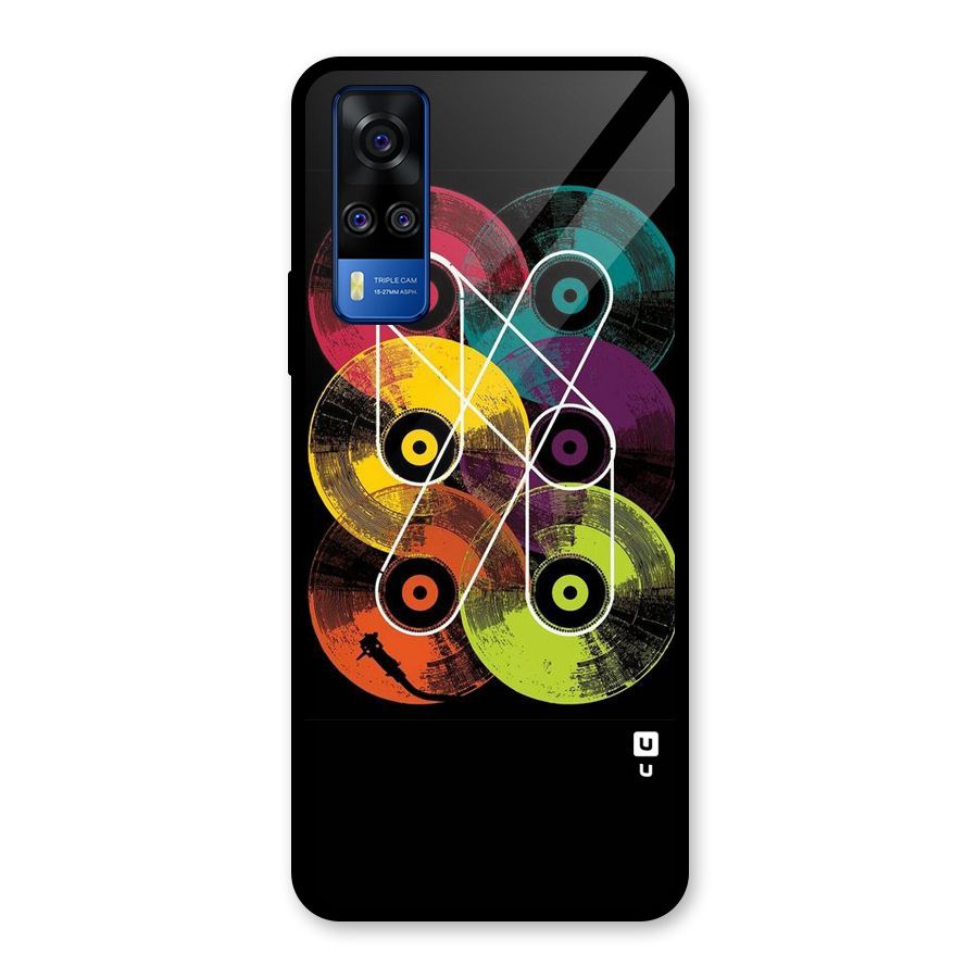 CD Tapes Glass Back Case for Vivo Y31