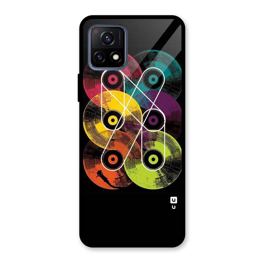 CD Tapes Glass Back Case for Vivo Y72 5G