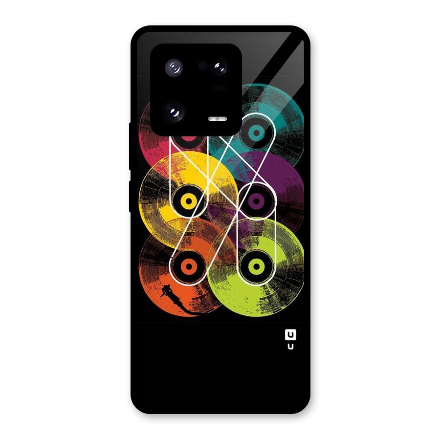 CD Tapes Glass Back Case for Xiaomi 13 Pro