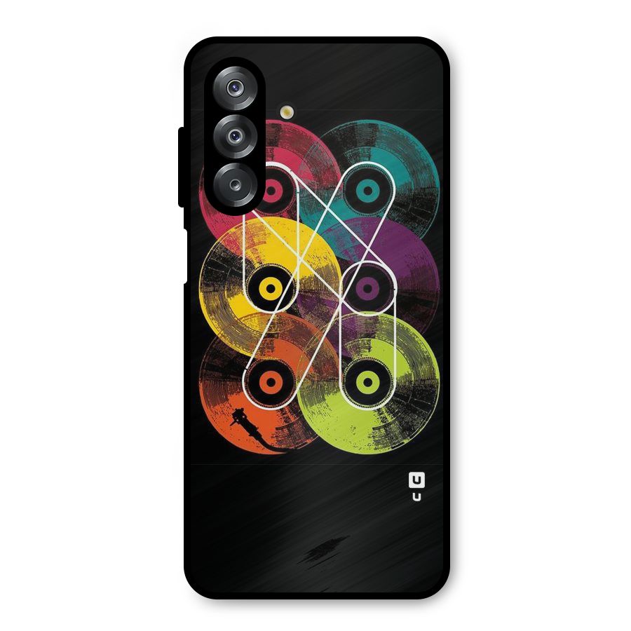 CD Tapes Metal Back Case for Galaxy A26