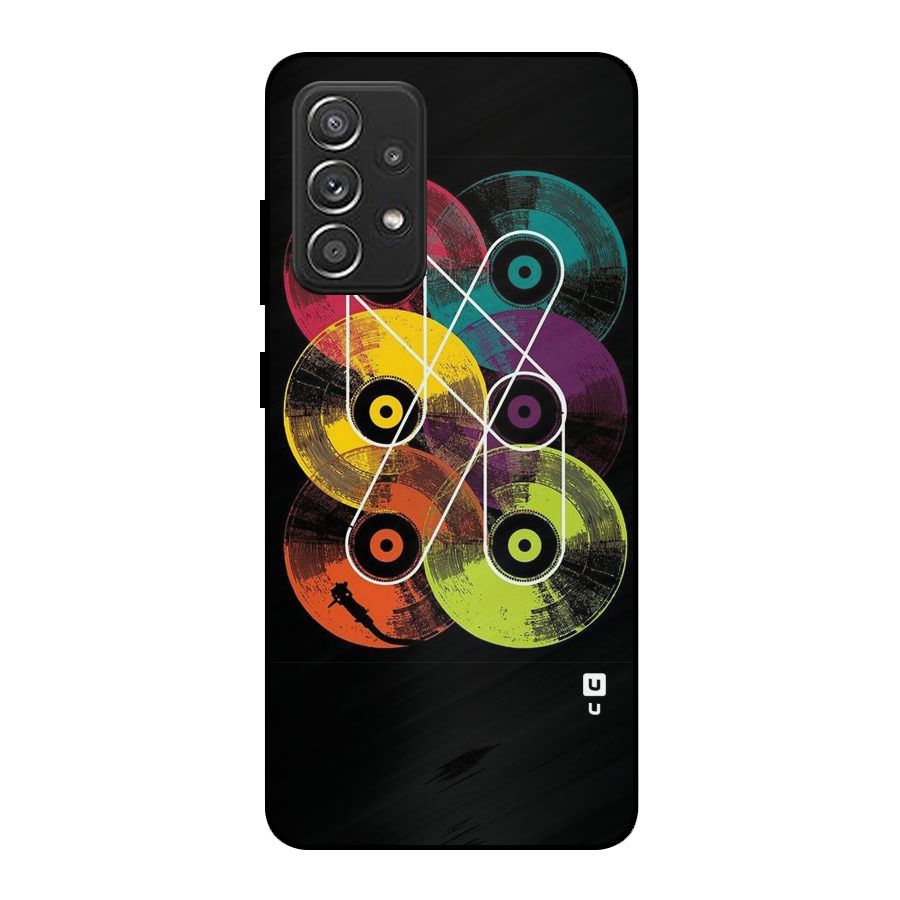 CD Tapes Metal Back Case for Galaxy A52s 5G