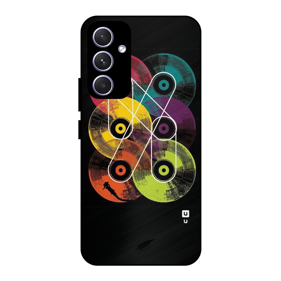 CD Tapes Metal Back Case for Galaxy A54