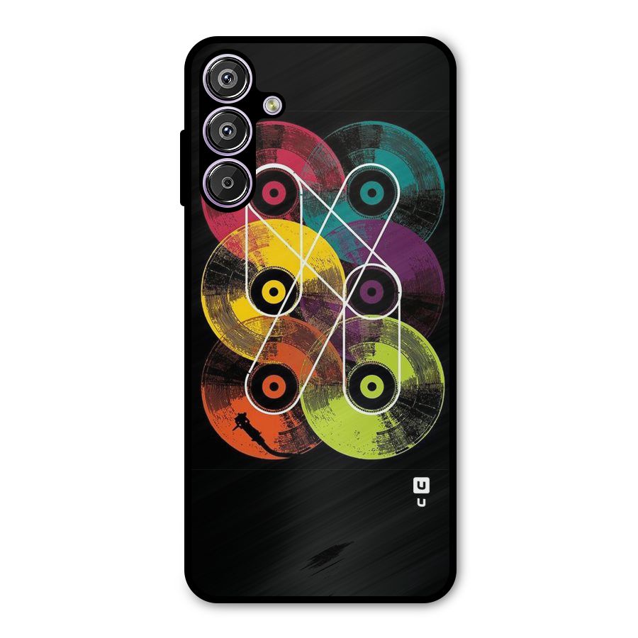CD Tapes Metal Back Case for Galaxy F15