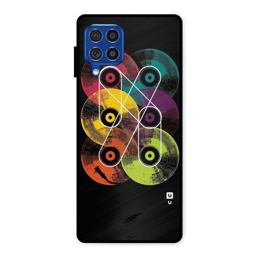 CD Tapes Metal Back Case for Galaxy F62