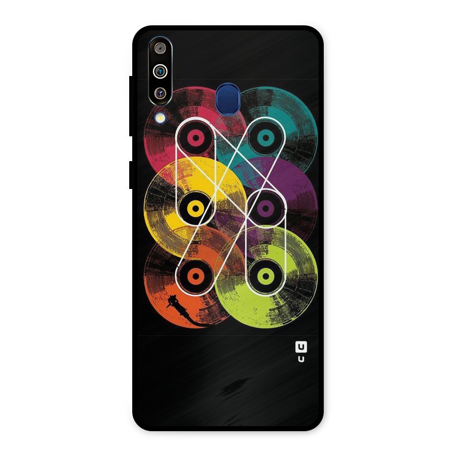 CD Tapes Metal Back Case for Galaxy M30