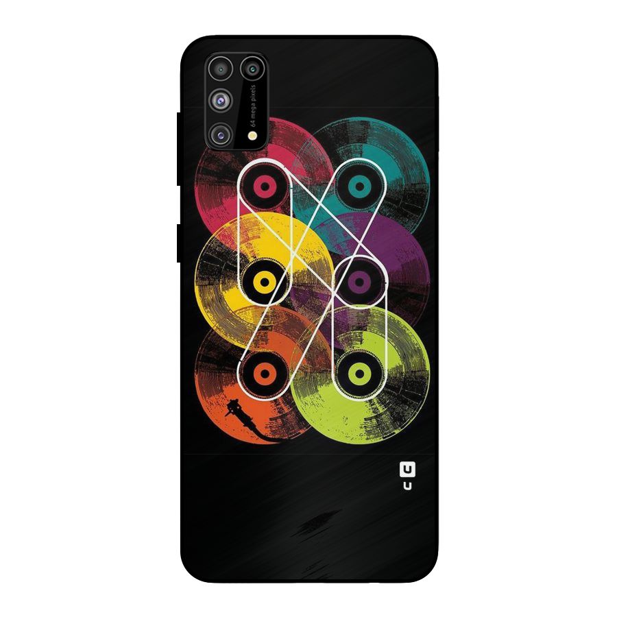 CD Tapes Metal Back Case for Galaxy M31