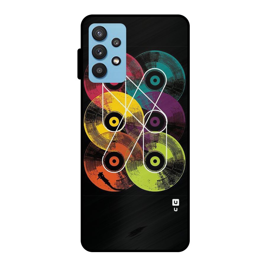 CD Tapes Metal Back Case for Galaxy M32 5G