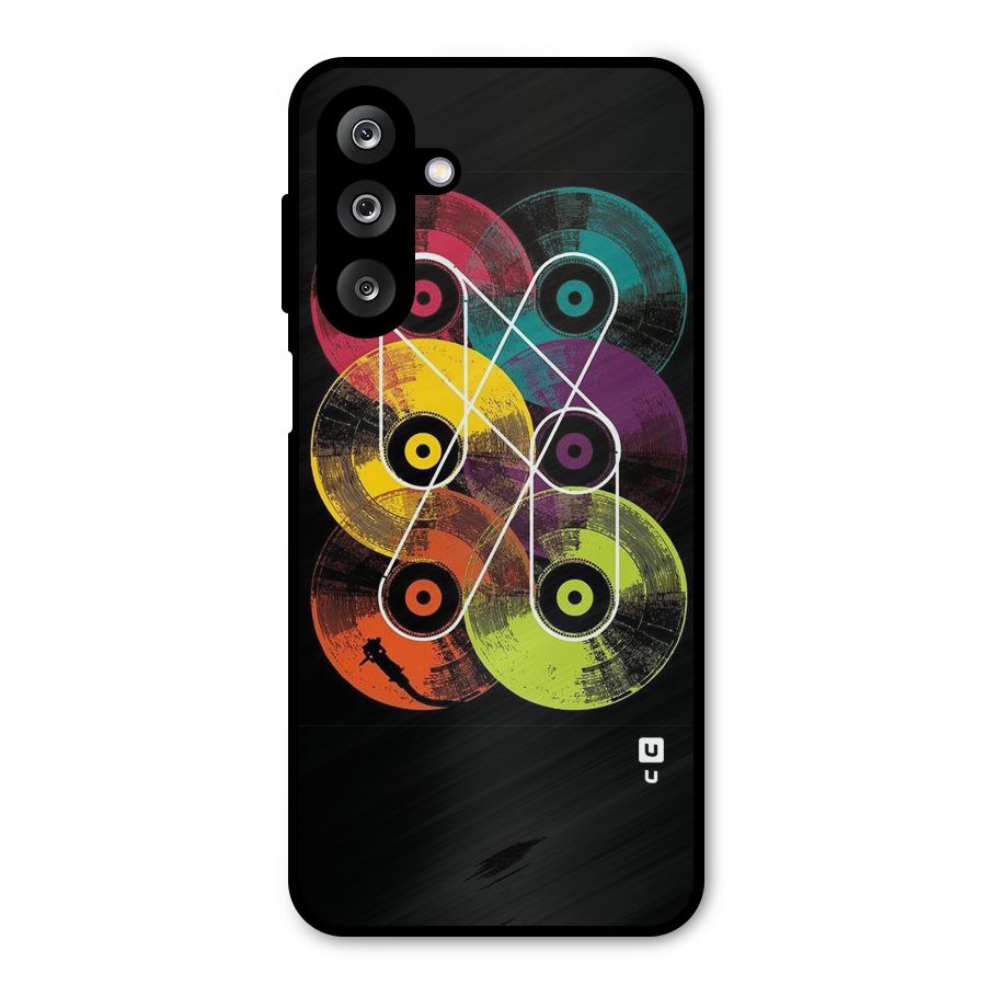 CD Tapes Metal Back Case for Galaxy M36