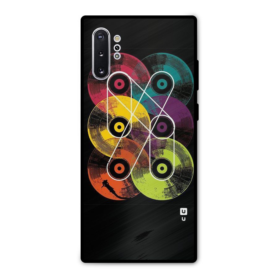 CD Tapes Metal Back Case for Galaxy Note 10 Plus