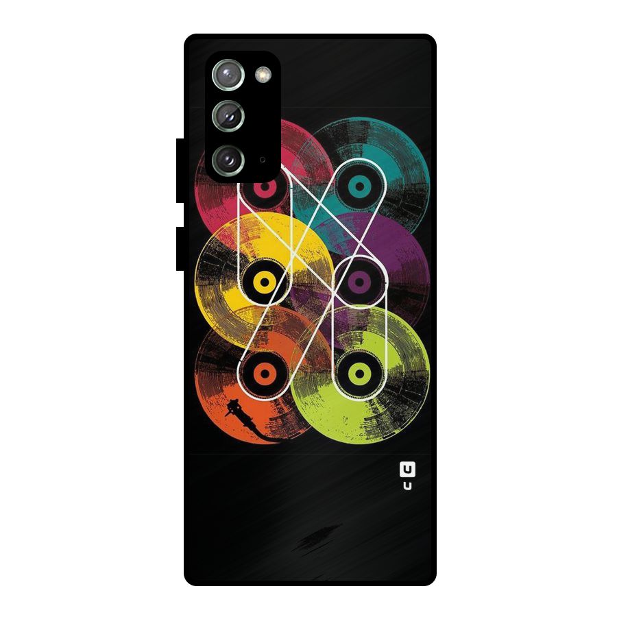 CD Tapes Metal Back Case for Galaxy Note 20