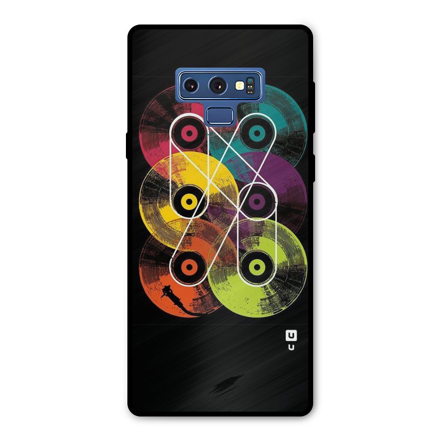CD Tapes Metal Back Case for Galaxy Note 9