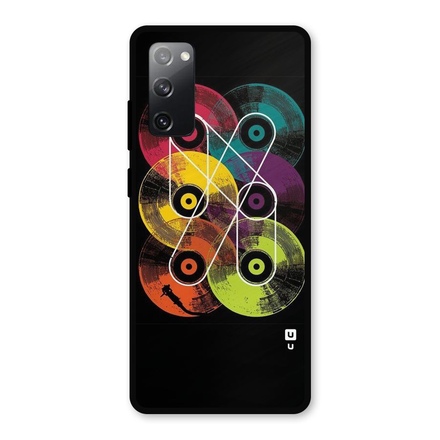 CD Tapes Metal Back Case for Galaxy S20 FE