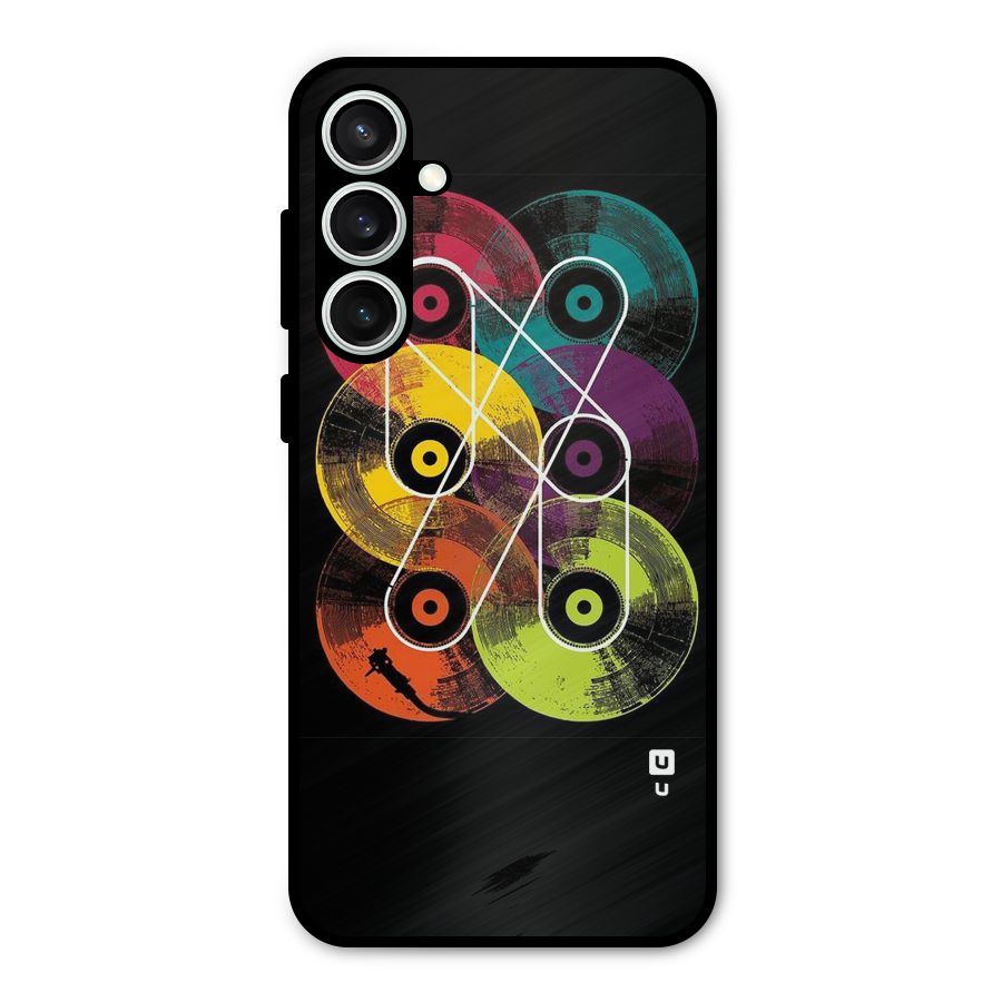 CD Tapes Metal Back Case for Galaxy S23 FE