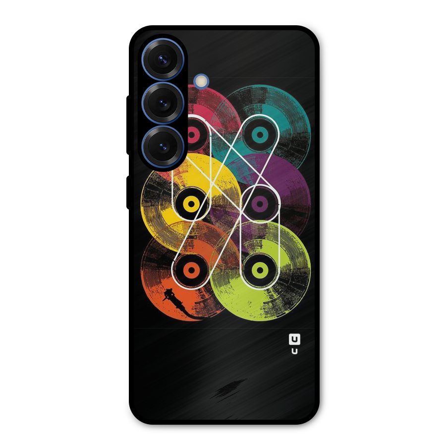CD Tapes Metal Back Case for Galaxy S25