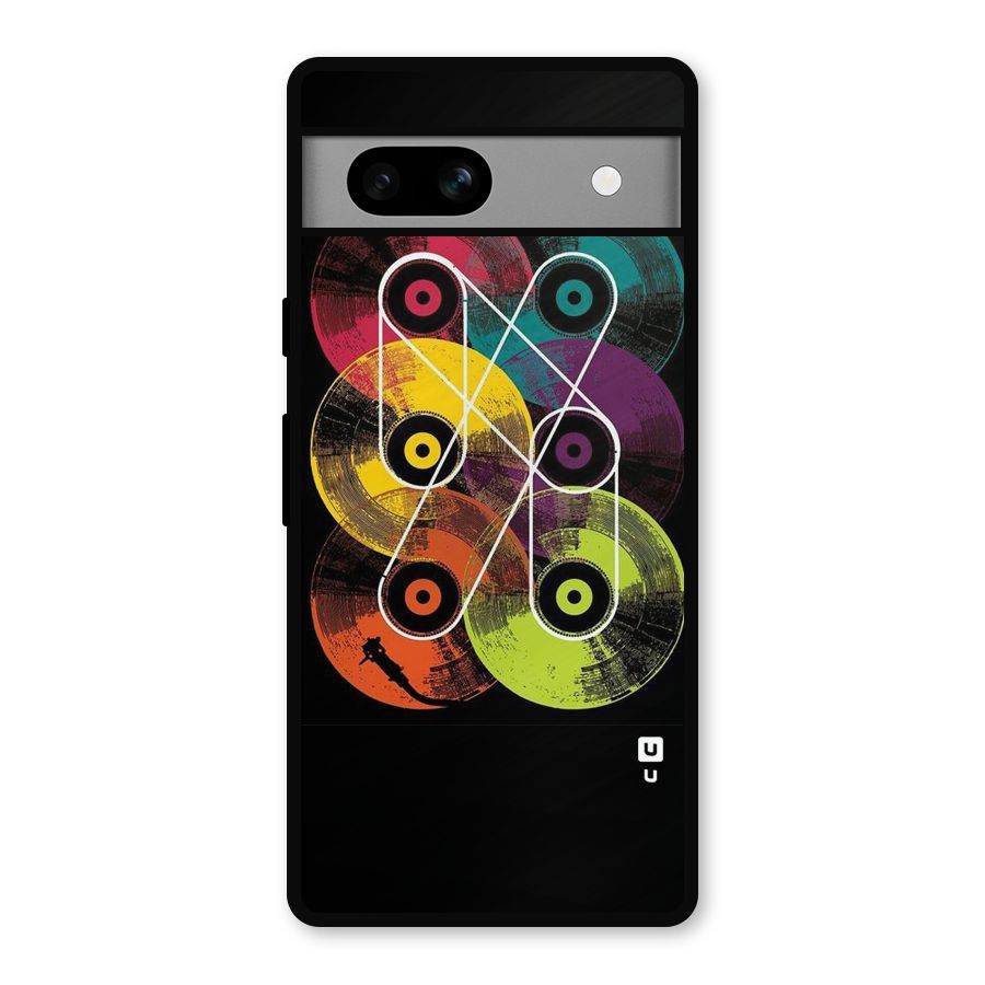 CD Tapes Metal Back Case for Google Pixel 7a