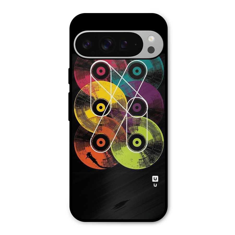 CD Tapes Metal Back Case for Google Pixel 9 Pro XL