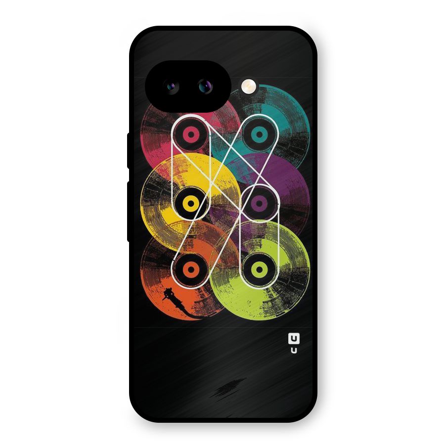 CD Tapes Metal Back Case for Google Pixel 9a