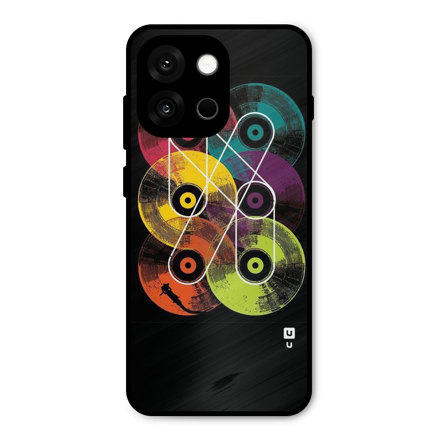 CD Tapes Metal Back Case for OnePlus 13s