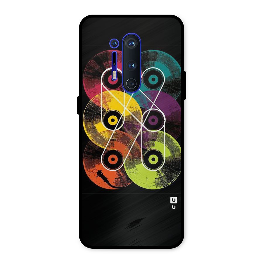 CD Tapes Metal Back Case for OnePlus 8 Pro