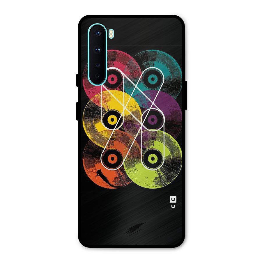 CD Tapes Metal Back Case for OnePlus Nord