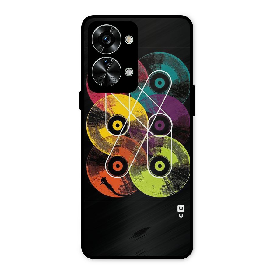 CD Tapes Metal Back Case for OnePlus Nord 2T