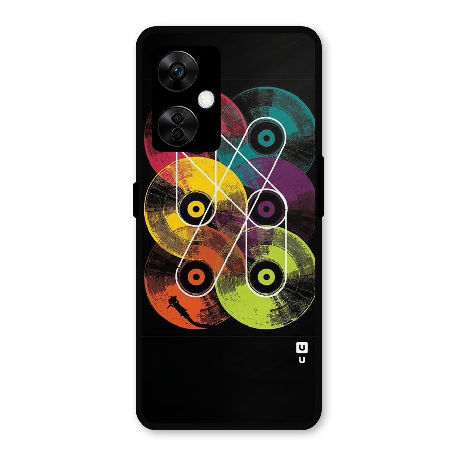CD Tapes Metal Back Case for OnePlus Nord CE 3 Lite