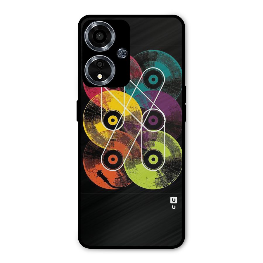 CD Tapes Metal Back Case for Oppo A59