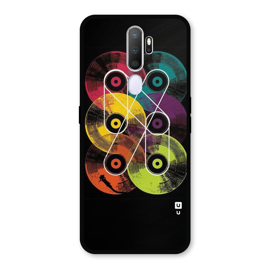 CD Tapes Metal Back Case for Oppo A5 (2020)
