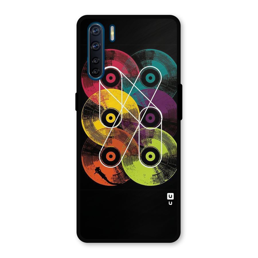 CD Tapes Metal Back Case for Oppo F15