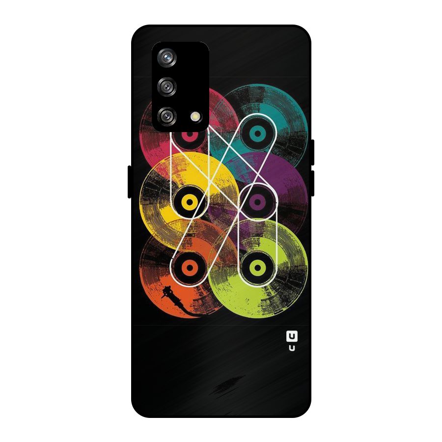 CD Tapes Metal Back Case for Oppo F19s
